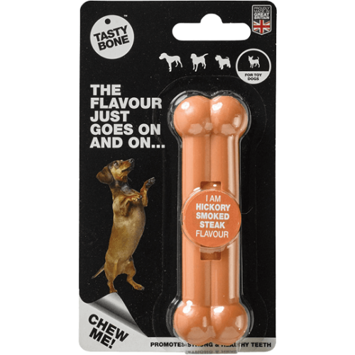 TastyBone Hickory Smoked Steak Toy