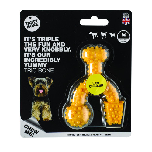 TastyBone Trio Bone Chicken Toy