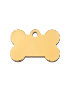 Tag bone small gold