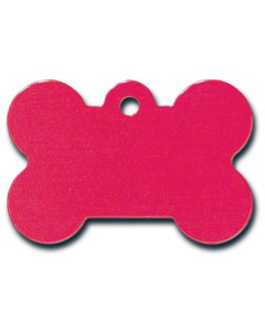 Tag bone large red