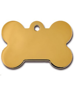 Tag bone large gold