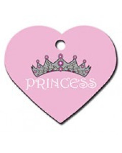 Tag heart large princess