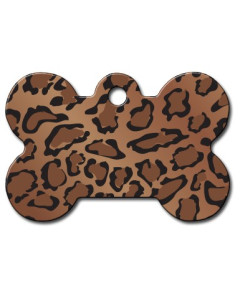 Tag bone large leopard