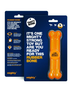 TastyBone Mighty Dogtoy Rubber Bone