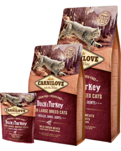 Carnilove Cat Grain Free Duck & Turkey Adult Large Breed