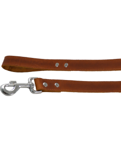 J & V Greased Leash cognac