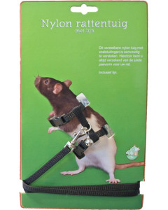 De boon rat harness Black