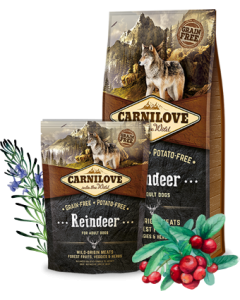 Carnilove Reindeer Adult Graanvrije Hondenvoeding