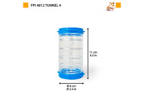 Ferplast Hamsterbuis Tube FPI 4812 Tunnel 4