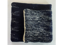 Casper Knuffelzak Darkblue (+ white) Small 24 x 27 cm