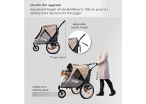 InnoPet Sporty Evolution Buggy/Hondenfietskar IPS-057BR Latte