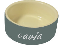 Coloured feeding dish "cavia"