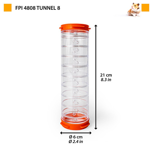 Ferplast Hamsterbuis Tubeline FPI 4808 Tunnel 8