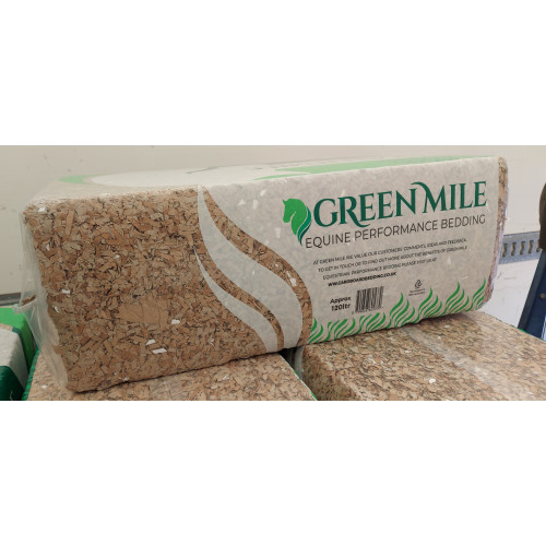 Green mile cardboard animal bedding ca. 18 kilo/120 ltr