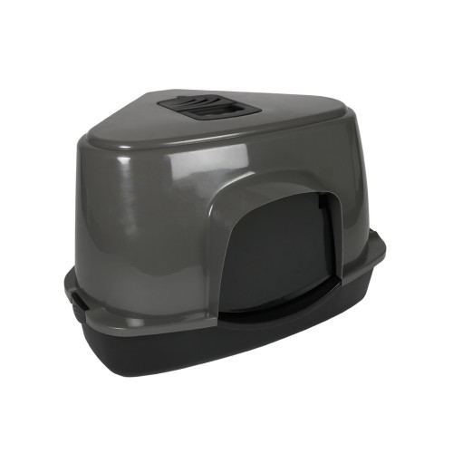 Europet Jumbo corner litterbox black