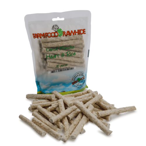 Farm Food Rawhide Dental Munchie Hart (35 stuks)