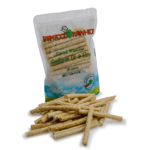 Farm Food Rawhide Dental Munchie Zonnebloemolie (35 stuks)