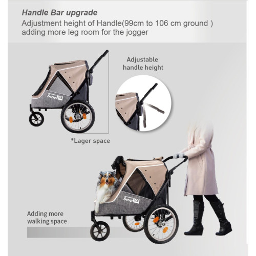 InnoPet Sporty Evolution Buggy/Hondenfietskar IPS-057BR Latte