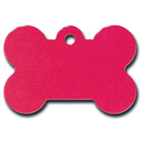 Tag bone large red