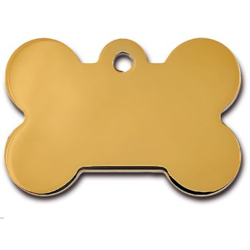 Tag bone large gold