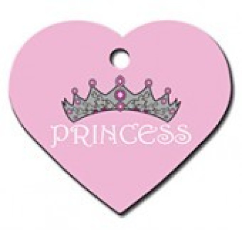 Tag heart large princess