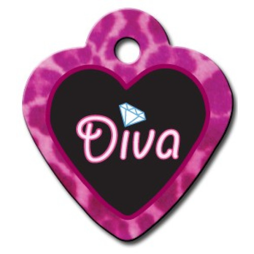 Tag heart small diva