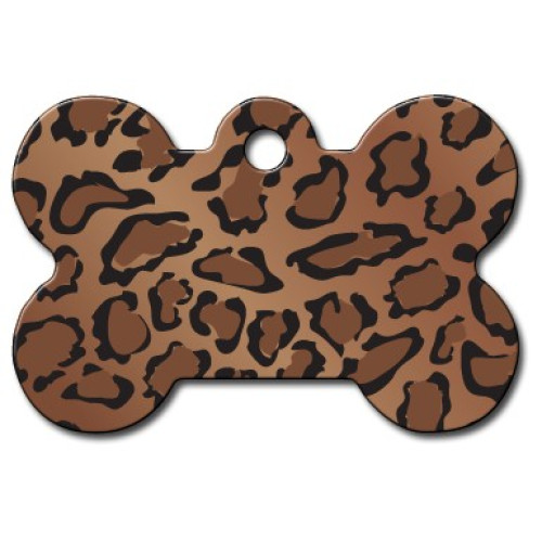 Tag bone large leopard