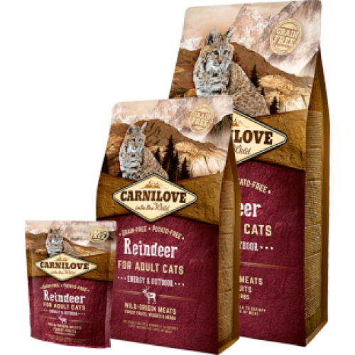 Carnilove Cat Grain Free Reindeer Adult Energy & Outdoor