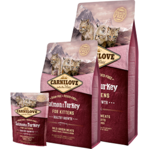 Carnilove Cat Grain Free Salmon & Turkey Kitten