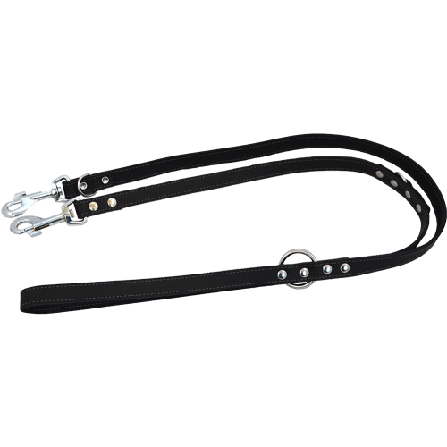 J & V Greased Leash black