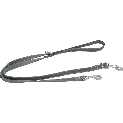 J & V Greased Leash grey