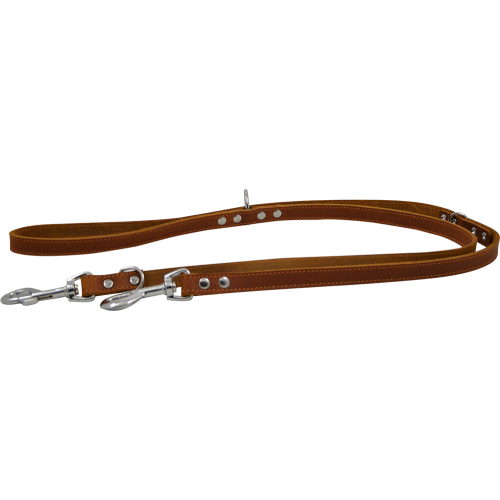 J & V Greased Leash cognac