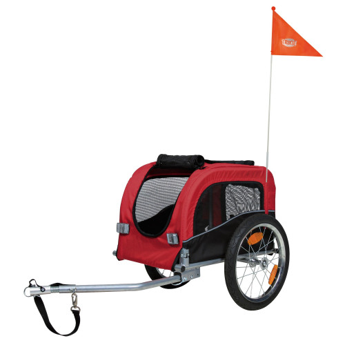 Trixie DogTrailer red/black S