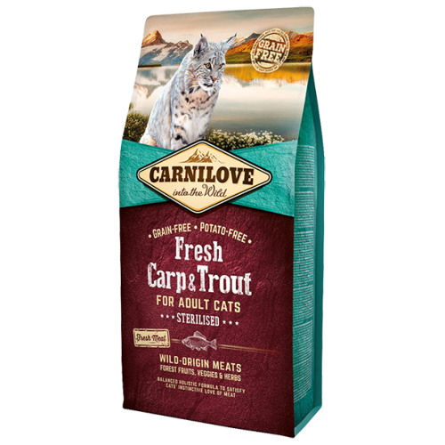 Carnilove Kattenvoeding Fresh Carp & Trout