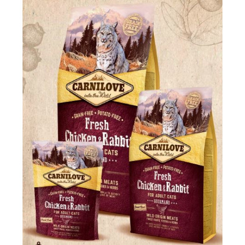 Carnilove Kattenvoeding Fresh Chicken & Rabbit