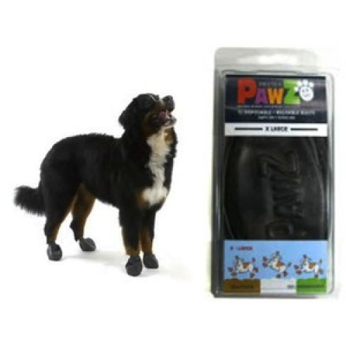 Protex Pawz rubberen hondenschoen X-Large Zwart